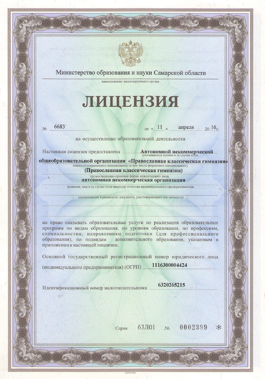 Лицензия